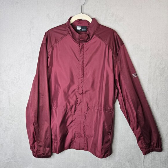 three Sixty Six rain Jacket Full Zip Windbreaker Pockets Outdoor - Picture 7 of 7
